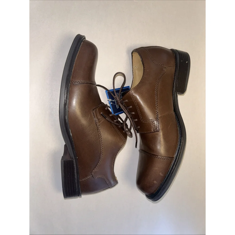 Croft & Barrow NWT Men’s 8W Brown Oxfords 73277 Core Technology